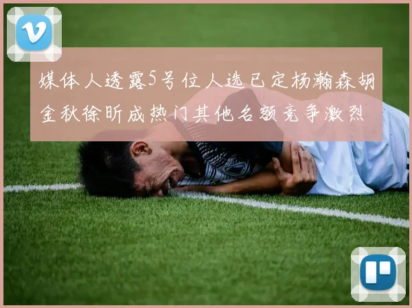 媒体人透露5号位人选已定杨瀚森胡金秋徐昕成热门其他名额竞争激烈